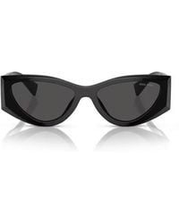 Miu Miu - Cat-eye Frame Tinted-lenses Sunglasses - Lyst
