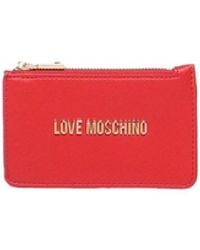 Love Moschino - Logo Lettering Zipped Wallet - Lyst