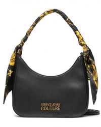 Versace Jeans Couture Scarf-wrapped Top Handle Bag - Black