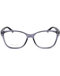 Jimmy Choo - Square Frame Glasses - Lyst