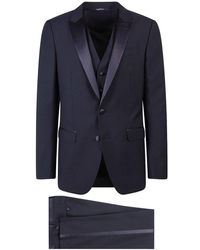 Dolce & Gabbana - Martini Three-piece Wool Suit - Lyst