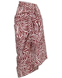 Brunello Cucinelli - Pattern-Printed Midi Skirt - Lyst