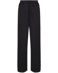 DSquared² - Logo Detailed Wide Leg Track Pants - Lyst