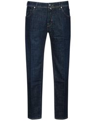 Jacob Cohen - Logo Patch Straight-Leg Jeans - Lyst