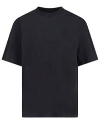 Studio Nicholson - Lay Logo Detailed Crewneck T-Shirt - Lyst