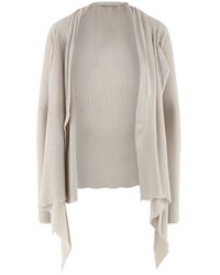 Rick Owens - Tie Fastened Medium Cardigan - Lyst