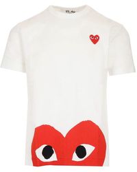 COMME DES GARÇONS PLAY - Heart T-shirt - Lyst