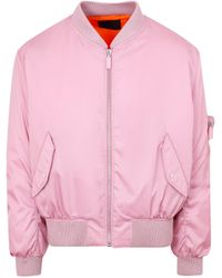 Prada Re-nyon Bomber Jacket - Pink