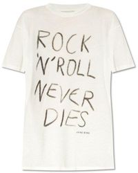 Anine Bing - Walker Rock Crewneck T-shirt - Lyst