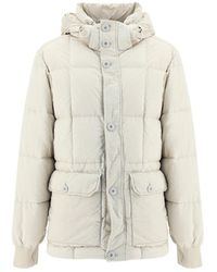 C.P. Company Padded Zipped Jacket - White
