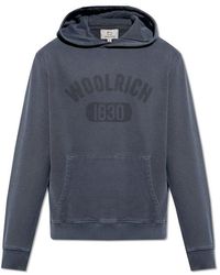 Woolrich - Hoodie With Logo, - Lyst