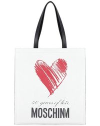 Moschino - Logo-printed Rectangle Shoulder Bag - Lyst