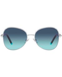 Tiffany & Co. - Oversized Frame Sunglasses - Lyst
