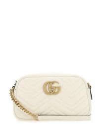 Gucci - GG Marmont Small Quilted-leather Cross-body Bag - Lyst