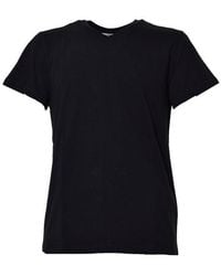 Jil Sander - V-neck Straight Hem T-shirt - Lyst