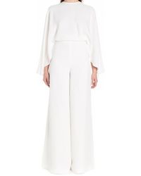 white cape jumpsuit uk