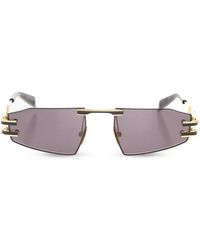 BALMAIN EYEWEAR - Fixe Oversized Frame Sunglasses - Lyst