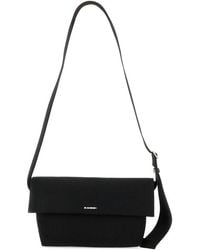 Jil Sander - Small Shoulder Bag With Logo - Lyst