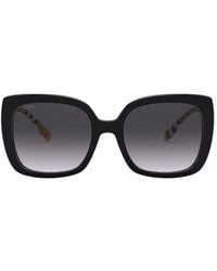 Burberry - Square Frame Sunglasses - Lyst