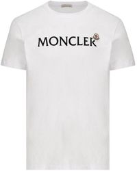 Moncler Logo Badge T-shirt - White