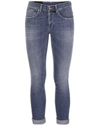 Dondup - Skinny Fit Low Rise Jeans - Lyst