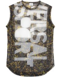 Burberry - All-over Printed Crewneck Tank Top - Lyst