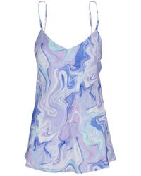 BCBGMAXAZRIA - Colored Top With Patterned Print - Lyst