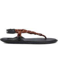 Miu Miu - Cord-strap Round-toe Sandals - Lyst
