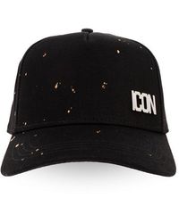 DSquared² - Paint-splattered Baseball Cap - Lyst