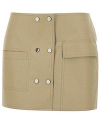 Iceberg - Reversible Mini Shape Skirt - Lyst
