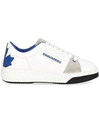 DSquared² - Logo Printed Low-top Sneakers - Lyst
