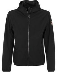 Colmar - Logo Patch Hooded Zipped Jacket - Lyst