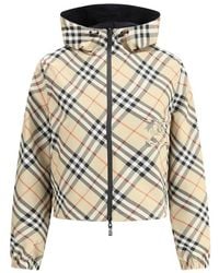 Burberry - Vintage Check Hooded Reversible Jacket - Lyst