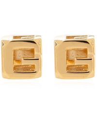 Givenchy G-cube Earrings - Natural