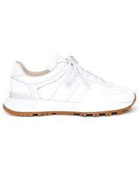 Maison Margiela - Panelled Lace-up Sneakers - Lyst