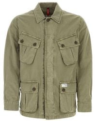 Fay - Jungle Straight Hem Shirt Jacket - Lyst