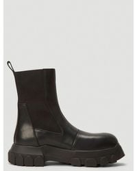 rick owens black beetle bozo tractor boots
