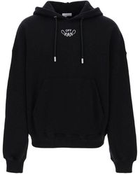 Off-White c/o Virgil Abloh - Off- Hooded Sweatshirt With Paisley - Lyst