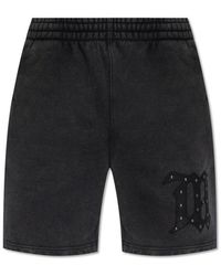 MISBHV - Cotton Shorts With Logo, - Lyst