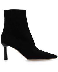 Ferragamo - Janna Pointed-toe Ankle Boots - Lyst