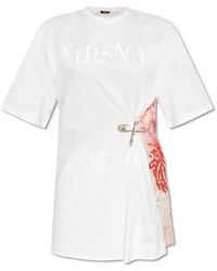 Versace - T-Shirt With `Barocco Sea` Pattern - Lyst