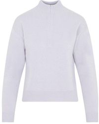 Theory - Half Zip Sweater - Lyst
