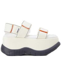 Sunnei - Open Toe Platform Sandals - Lyst
