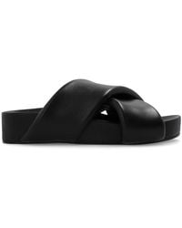 Jil Sander - Padded Leather Sandal - Lyst