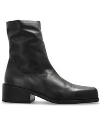 Marsèll - Square Toe Zipped Boots - Lyst