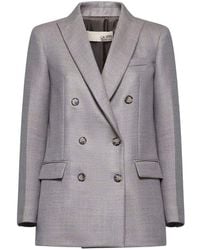 Blanca Vita - Gloxy Double-Breasted Blazer - Lyst
