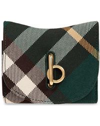 Burberry - Checked Wallet, - Lyst