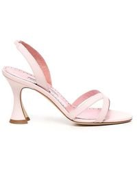 Manolo Blahnik - Strapped Open-Toe Sandals - Lyst