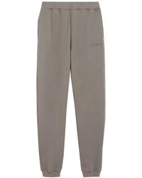 Max Mara - Logo Embroidered Slim Fit Trousers - Lyst