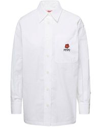 KENZO - Boke Flower Button-Up Shirt - Lyst